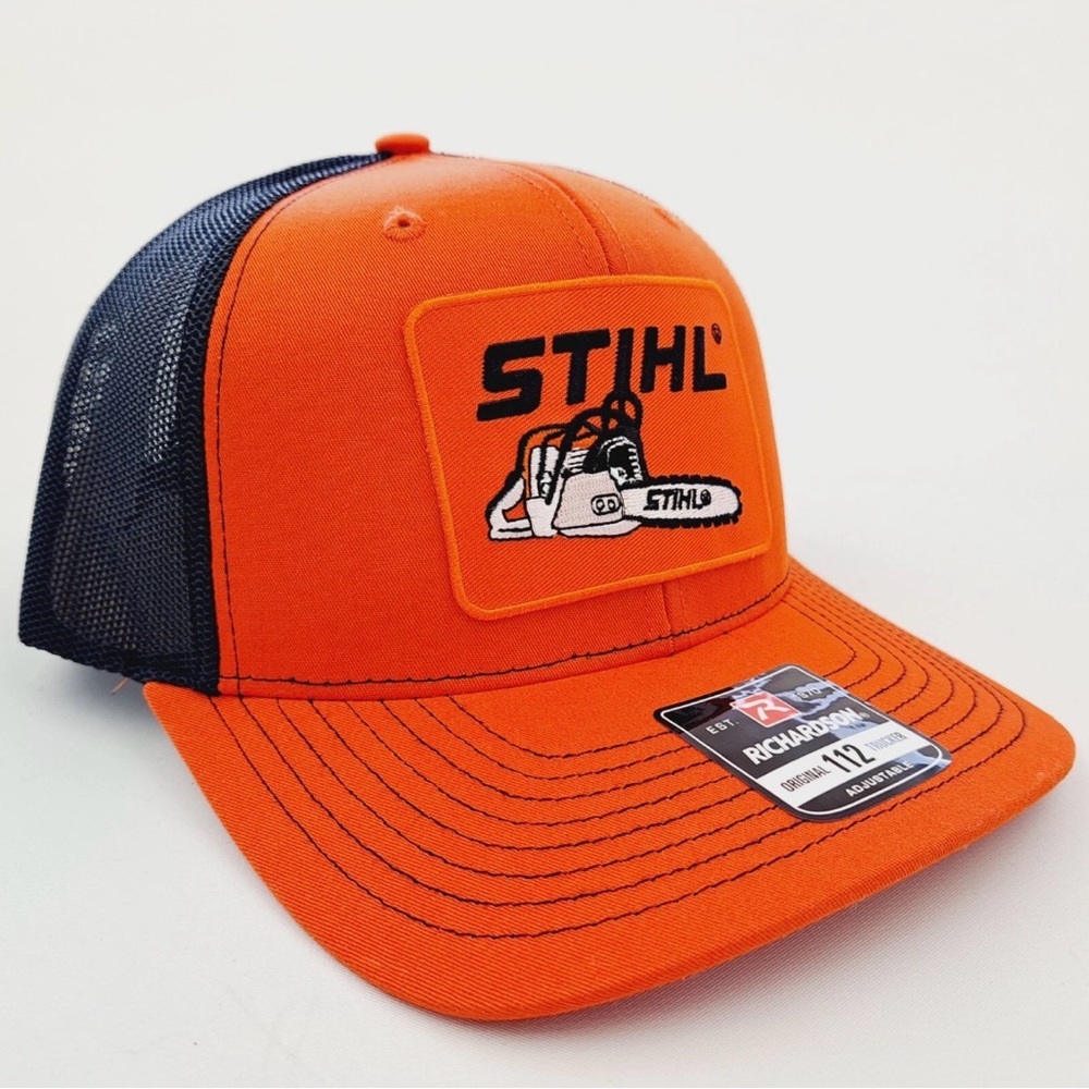 STIHL Orange and Black Trucker Hat - Picture 3 of 4